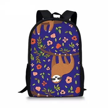Kawaii dievčatá Zvierat Vytlačené Školské tašky pre Deti, Veľká Kapacita Detí Školský Batoh Lenivosť Dizajn Škola Suppiles Tredny