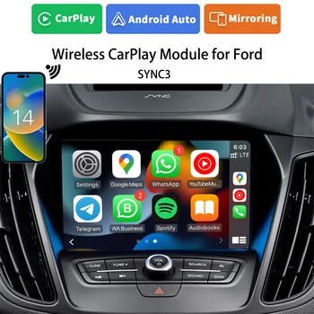 Auto Multimediálne Integrácie pre Ford Galaxy, C-max, Mondeo Mustang Ranger Fiesta Bezdrôtový CarPlay Mobile Zrkadlo GPS Hudby Siri Mapu